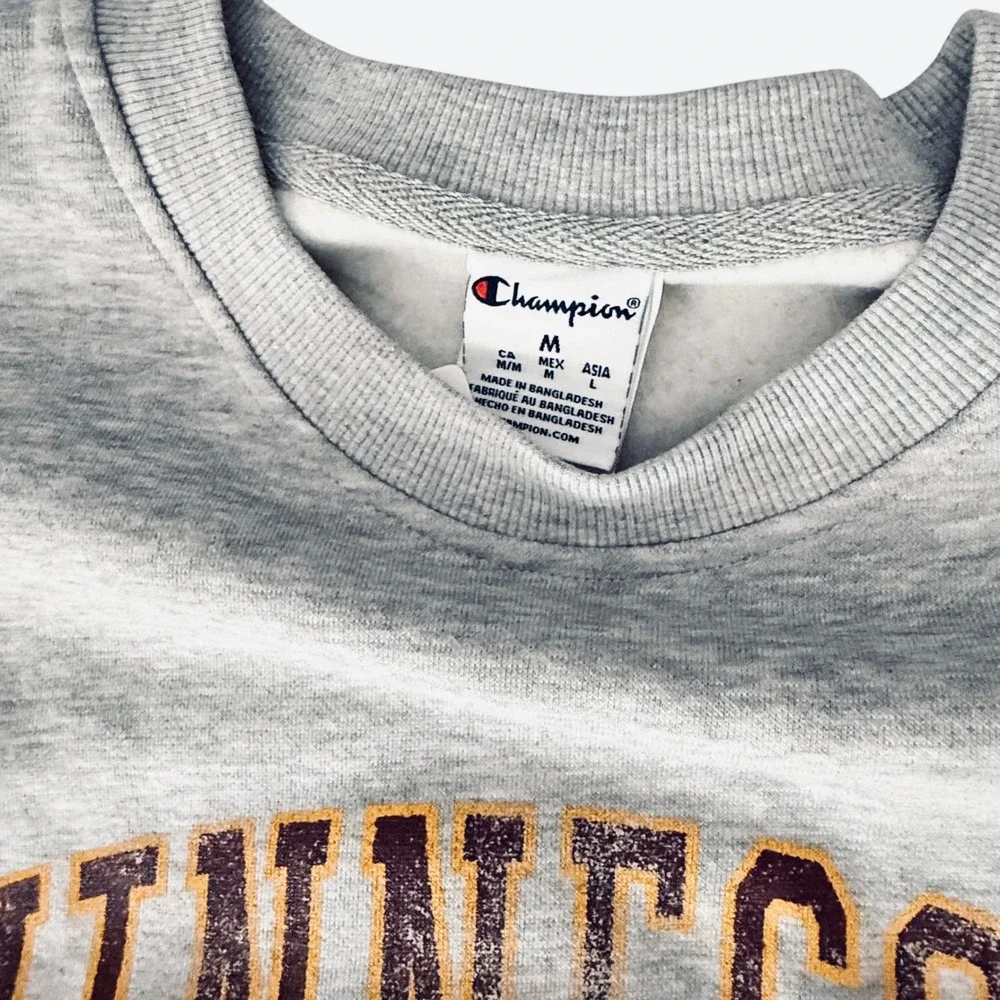 Champion Sweatshirt Mens Medium Grey NWT Minnesota Golden Gophers Crewneck